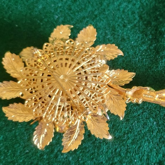 vtg Graciano flower brooch - Picture 4 of 5